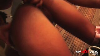 Brunette Pounded Deep and Facialed in Car Hookup