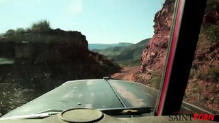 Jayme Janes Heats Up The Desert With Sex And Cum Swallowing